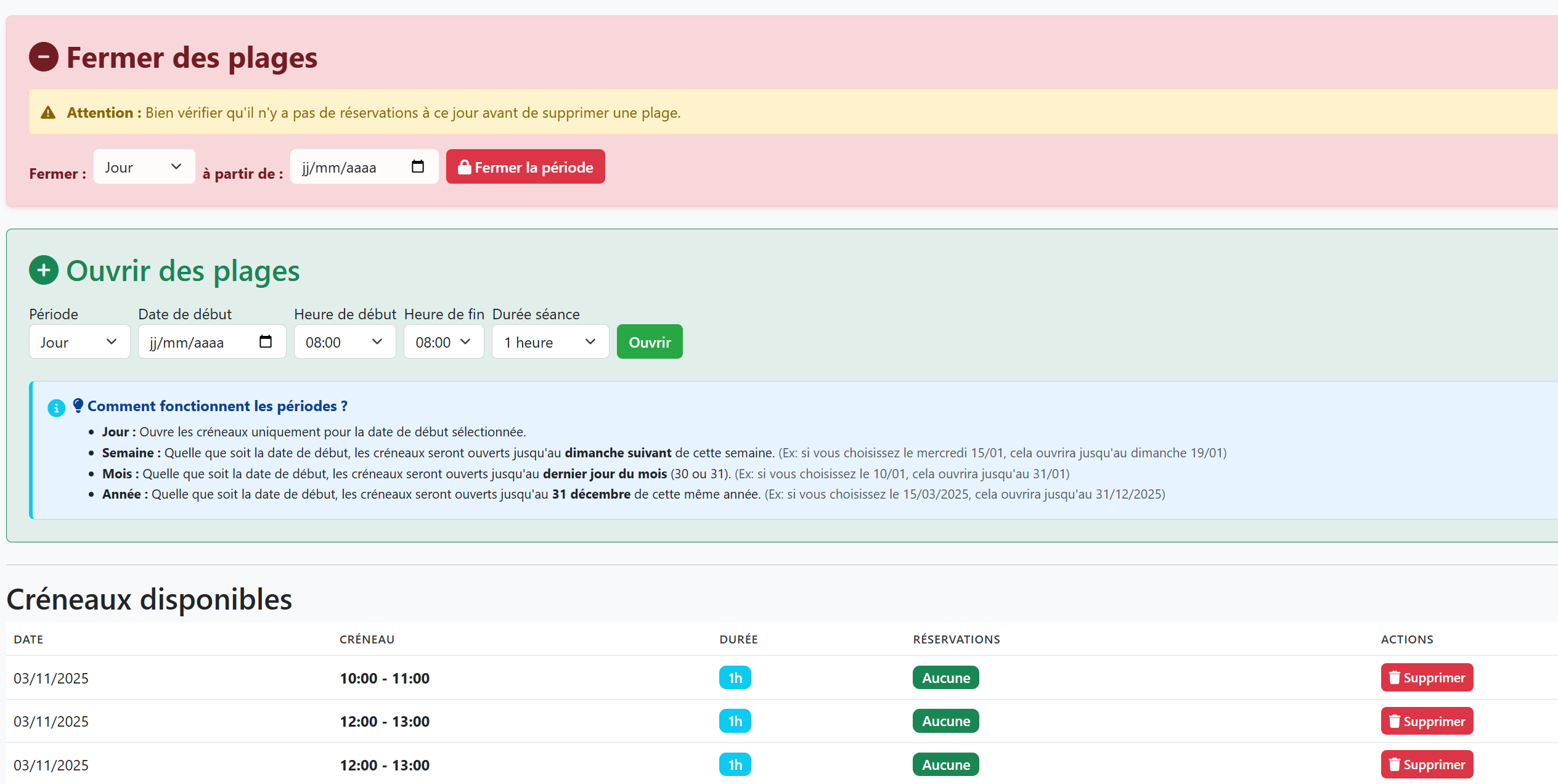 Calendrier professionnel pour gérer ses consultations